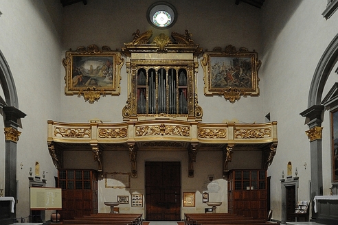 La Cantoria nella controfacciata - Basilica di Santa Maria all'Impruneta
